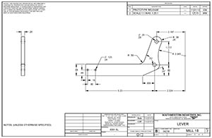 Mill 18 Lever Drawing