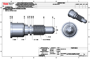 Lathe Sample DXF